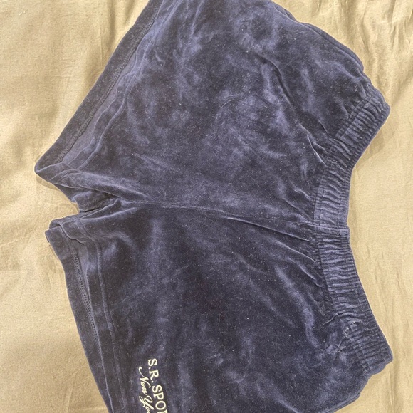 SPORTY & RICH - Navy Andy Shorts, Brand New, Size L - Picture 7 of 7